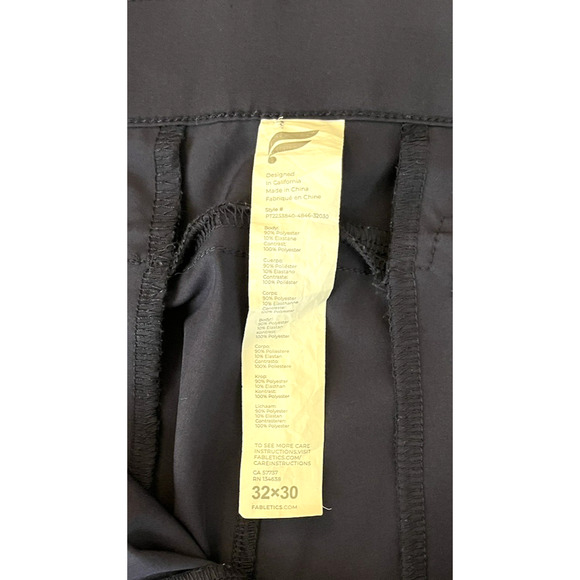 Fabletics The Don Performance Trousers Navy Blue Mens Size 32x30 Measures 32x28 - Picture 9 of 10
